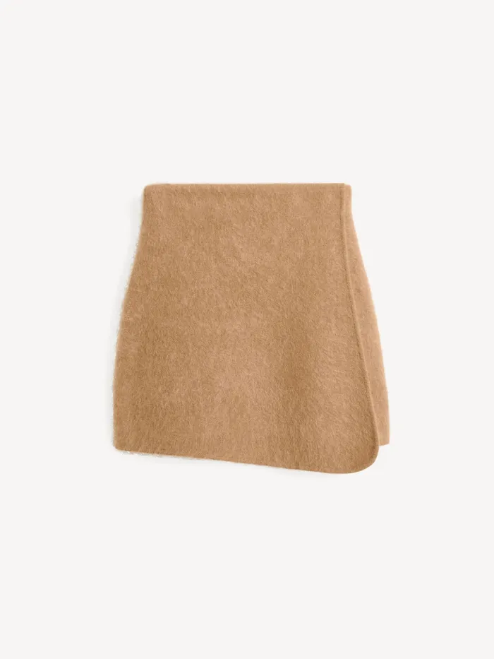 By Malene Birger Knitwear Women Krissah Mini Skirt Tobacco Brown