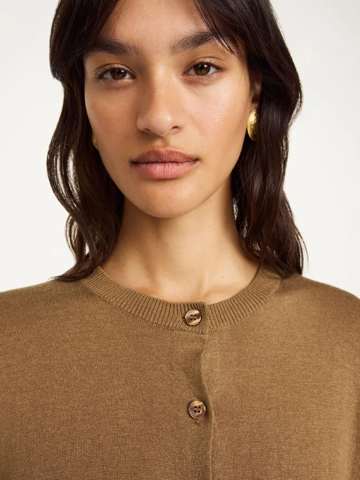 By Malene Birger Knitwear Women Montie Cardigan Light Brown