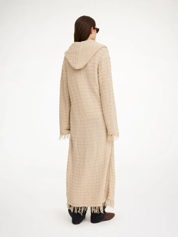 By Malene Birger Knitwear Women Tallula Hooded Coat Oyster Gray