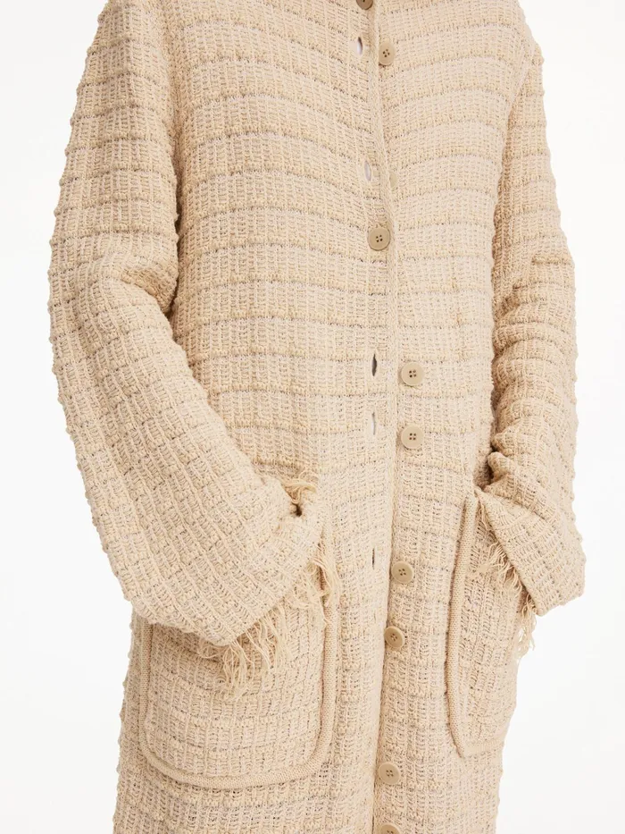 By Malene Birger Knitwear Women Tallula Hooded Coat Oyster Gray
