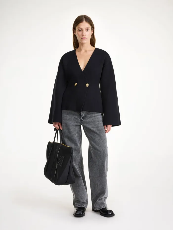 By Malene Birger Knitwear Women Tinley WoolBlend Cardigan Black