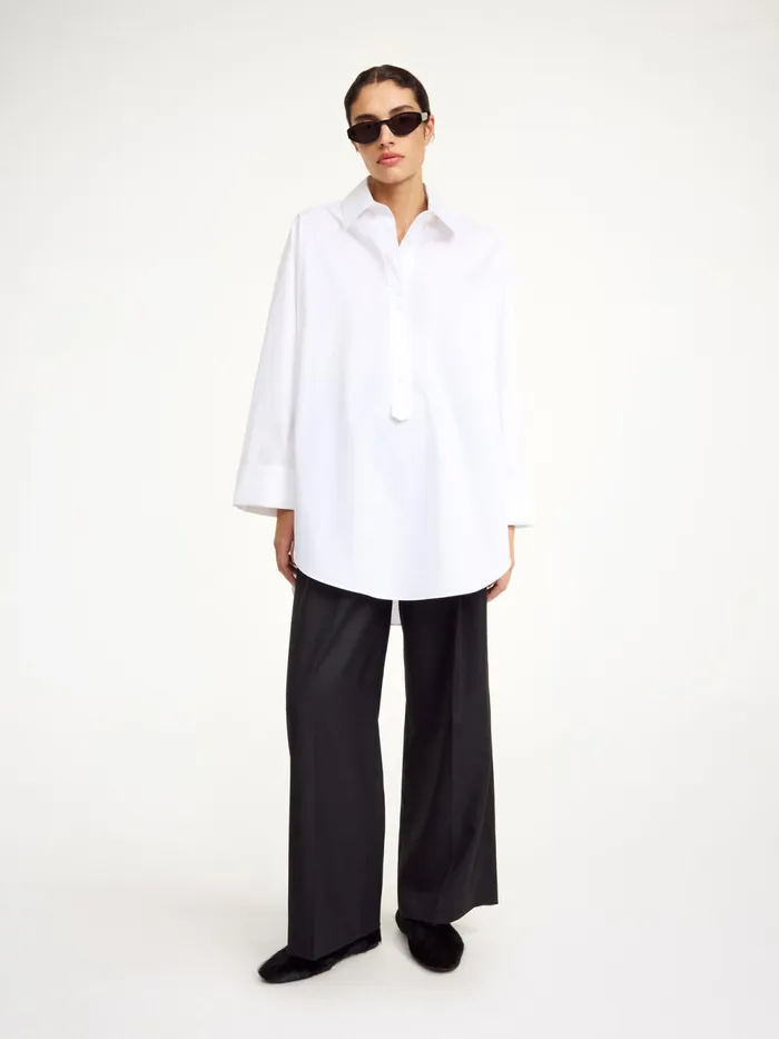 By Malene Birger Shirts Women Maye Organic Cotton Shirt Pure White