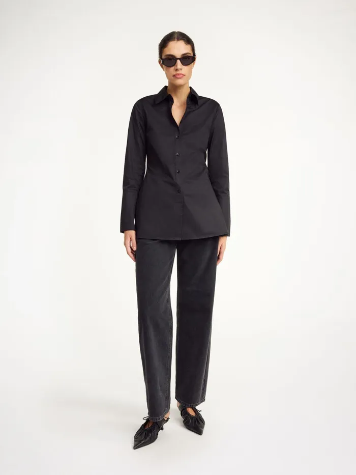 By Malene Birger Shirts Women Padano Organic Cotton Shirt Black