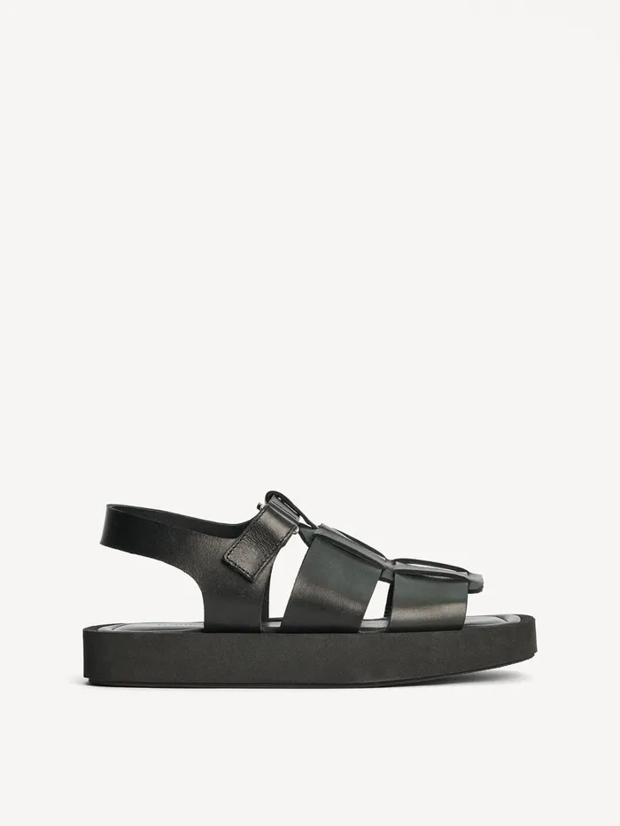 By Malene Birger Shoes Women Kleva Leather Sandals Black