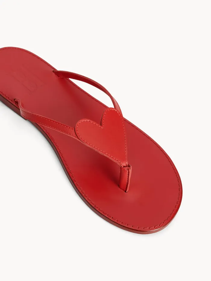 By Malene Birger Shoes Women Ladina Leather Sandals Jester Red