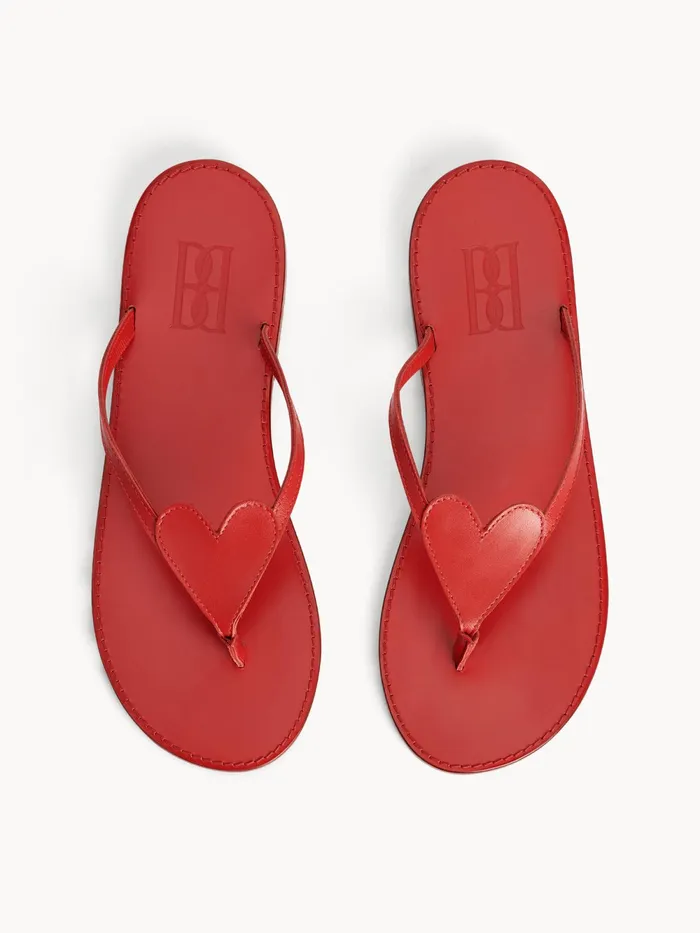 By Malene Birger Shoes Women Ladina Leather Sandals Jester Red
