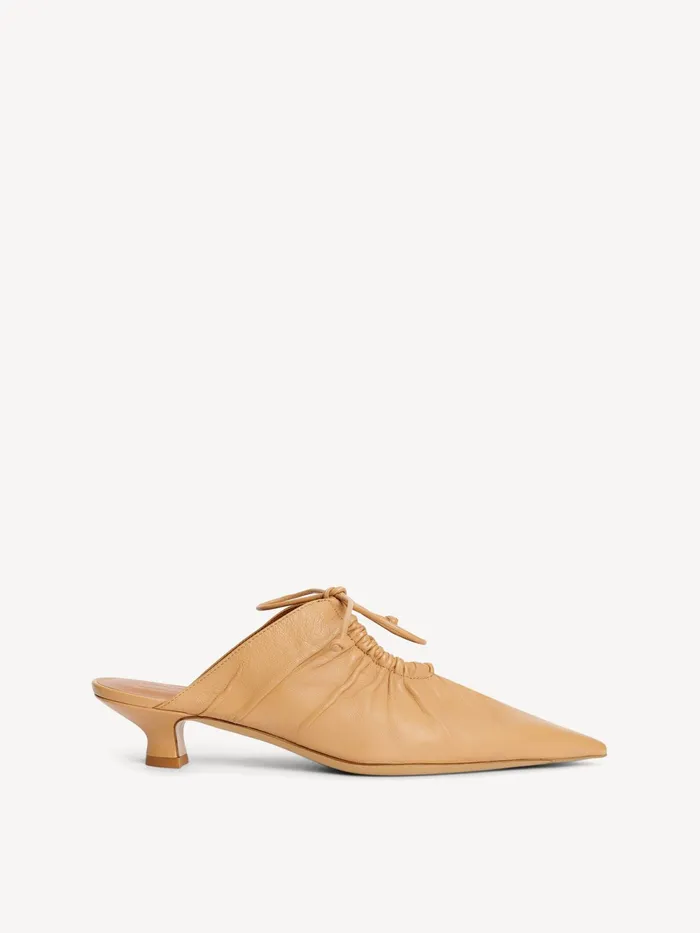 By Malene Birger Shoes Women Masey Leather Mules Sand Beige