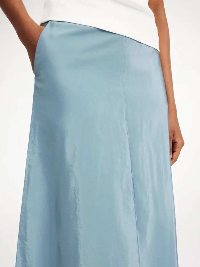 By Malene Birger Skirts Women Isoldas Maxi Skirt Cool Water