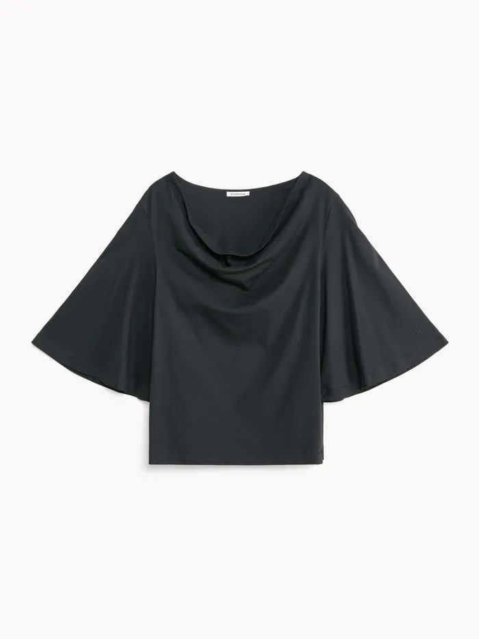 By Malene Birger Tops and Blouses Women Bryar Organic Cotton TShirt Black