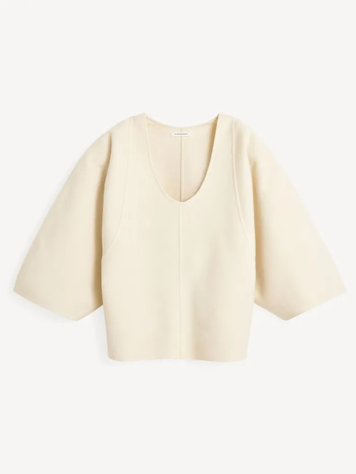 By Malene Birger Tops and Blouses Women Calya Wool Blouse Pearl