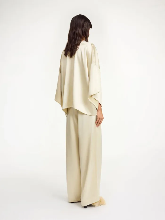 By Malene Birger Tops and Blouses Women Cicie Blouse Oyster Gray