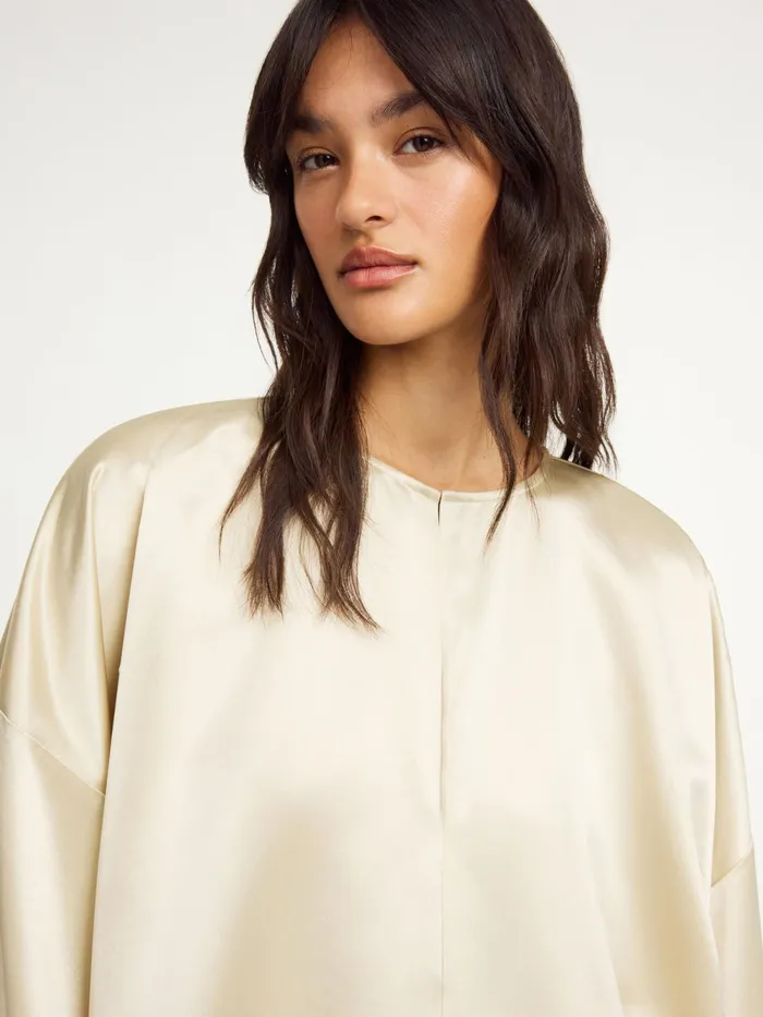 By Malene Birger Tops and Blouses Women Cicie Blouse Oyster Gray