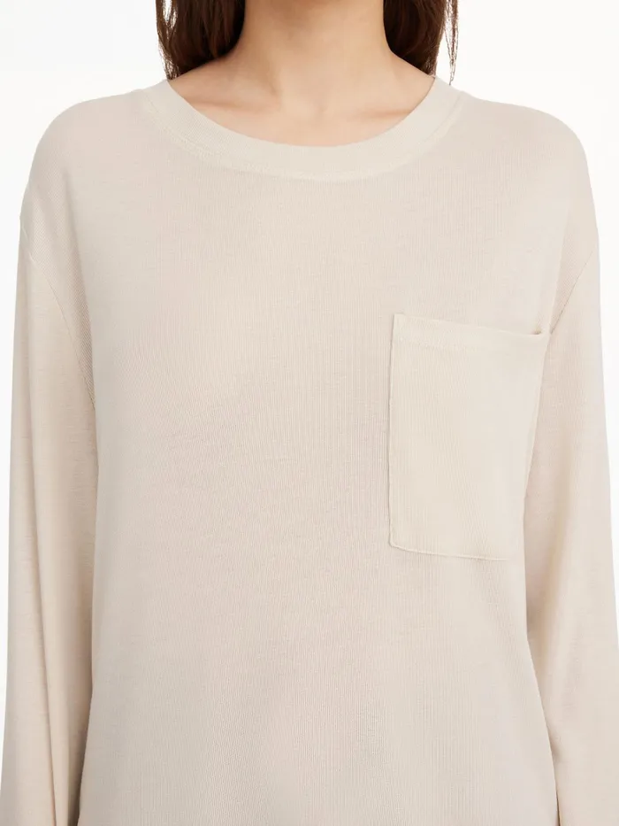 By Malene Birger Tops and Blouses Women Fayeh Oversized Longsleeve Oyster Gray