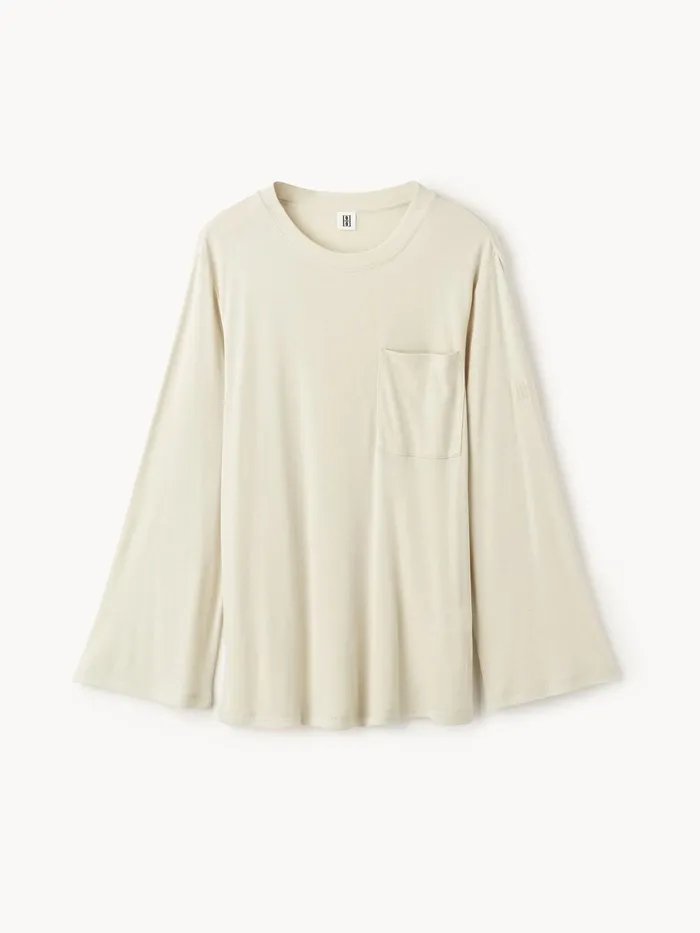 By Malene Birger Tops and Blouses Women Fayeh Oversized Longsleeve Oyster Gray