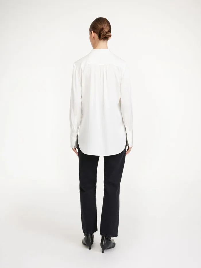 By Malene Birger Tops and Blouses Women Mabillon Silk Shirt Soft White