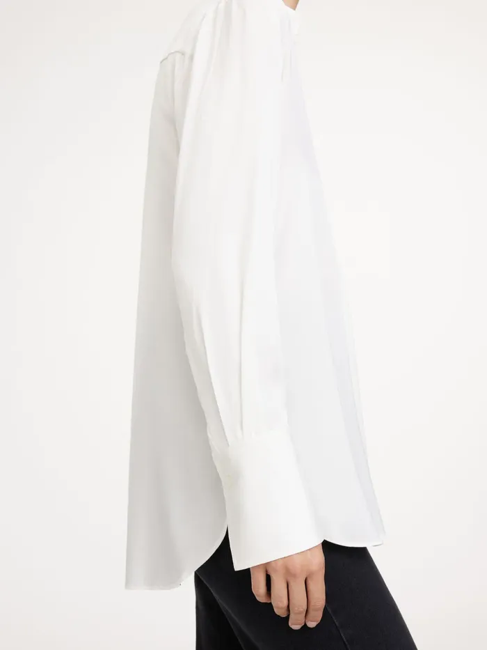 By Malene Birger Tops and Blouses Women Mabillon Silk Shirt Soft White