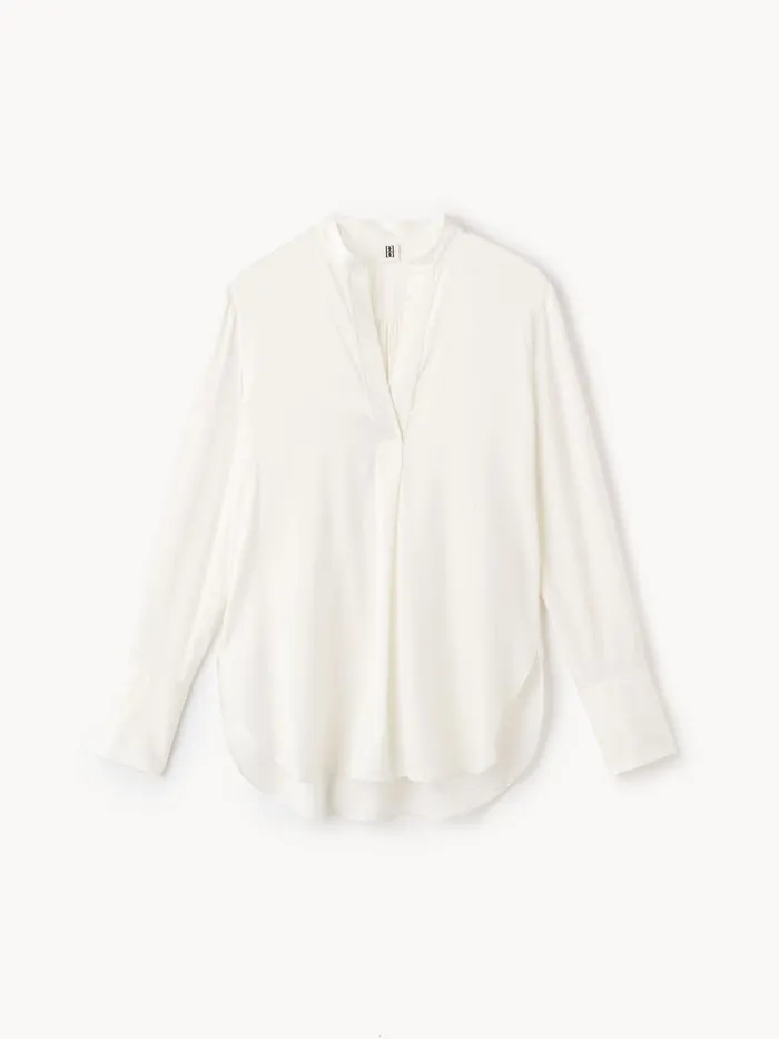 By Malene Birger Tops and Blouses Women Mabillon Silk Shirt Soft White
