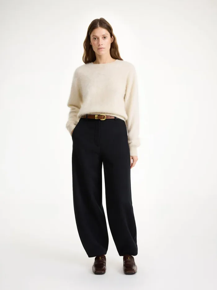 By Malene Birger Trousers Women Carlien Wool Trousers Black