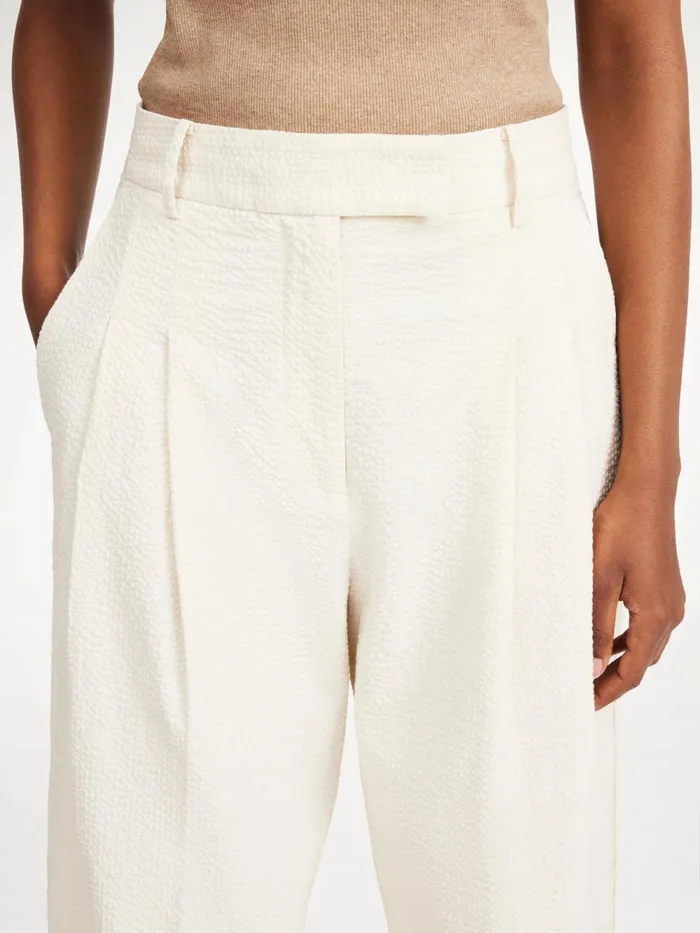 By Malene Birger Trousers Women Cymbaria HighWaist Trousers Soft White