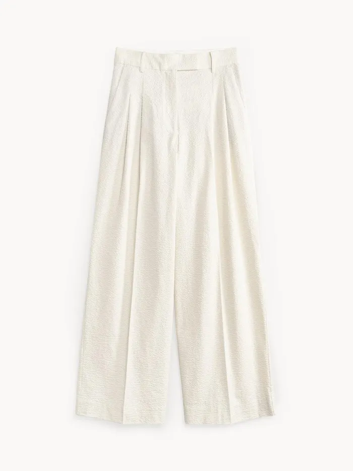 By Malene Birger Trousers Women Cymbaria HighWaist Trousers Soft White