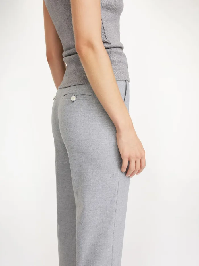 By Malene Birger Trousers Women Igda StraightLeg Trousers Grey Melange