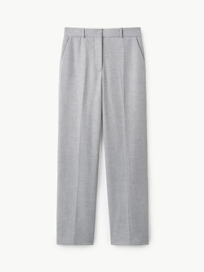 By Malene Birger Trousers Women Igda StraightLeg Trousers Grey Melange