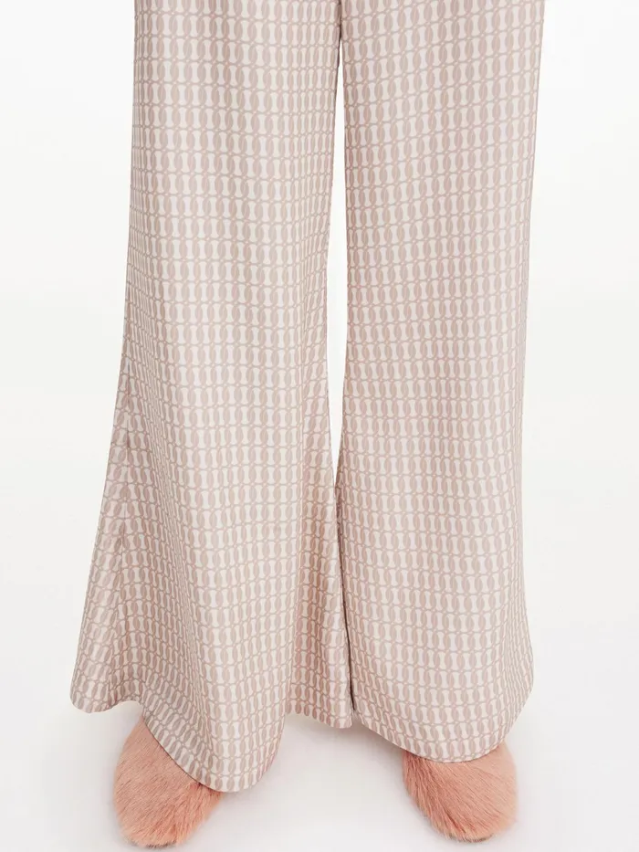 By Malene Birger Trousers Women Lucee Flared Trousers Off White Monogram