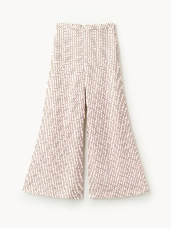 By Malene Birger Trousers Women Lucee Flared Trousers Off White Monogram