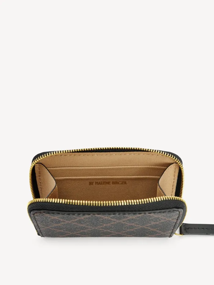By Malene Birger Wallets and Cardholders Women Elia Printed Coin Purse Dark Chokolate