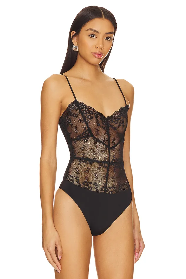 Cailey Bodysuit Black Women Lovers and Friends Tops Cailey Bodysuit Black Women Lovers and Friends Tops