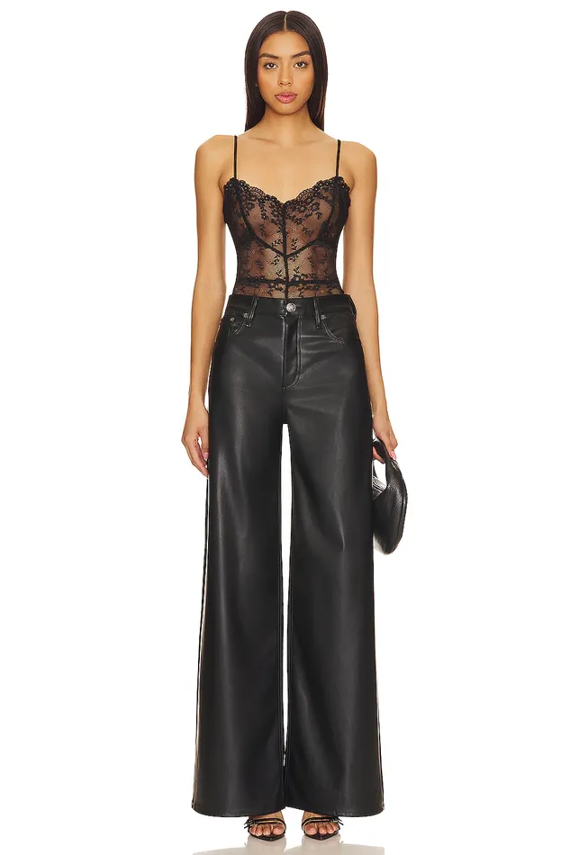 Cailey Bodysuit Black Women Lovers and Friends Tops Cailey Bodysuit Black Women Lovers and Friends Tops