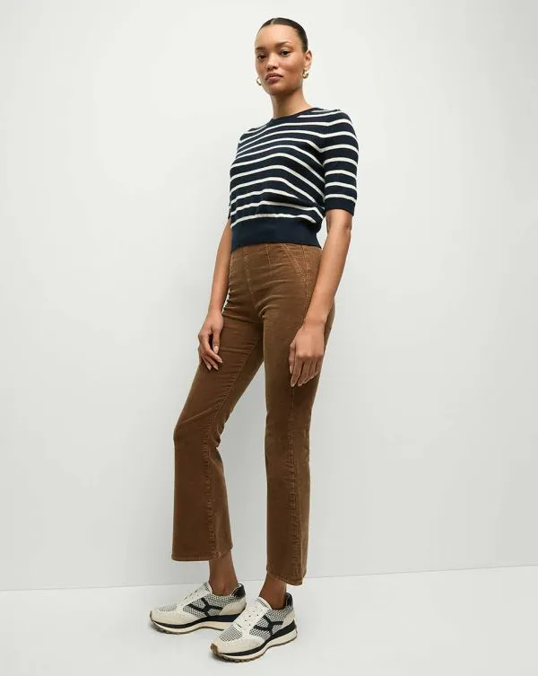 Carson Corduroy OffDuty KickFlare Pant Deep Ochre Women Veronica Beard Jeans Carson Corduroy OffDuty KickFlare Pant Deep Ochre Women Veronica Beard Jeans