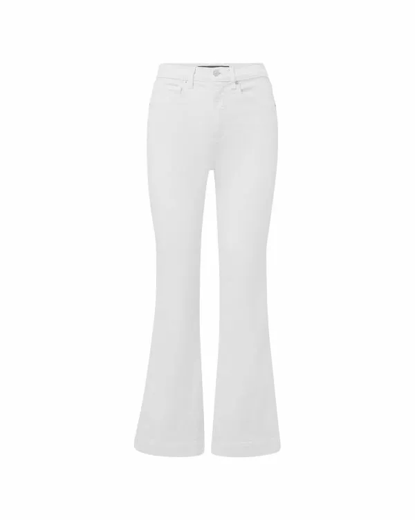 Carson KickFlare Jean Extended White Women Veronica Beard Jeans
