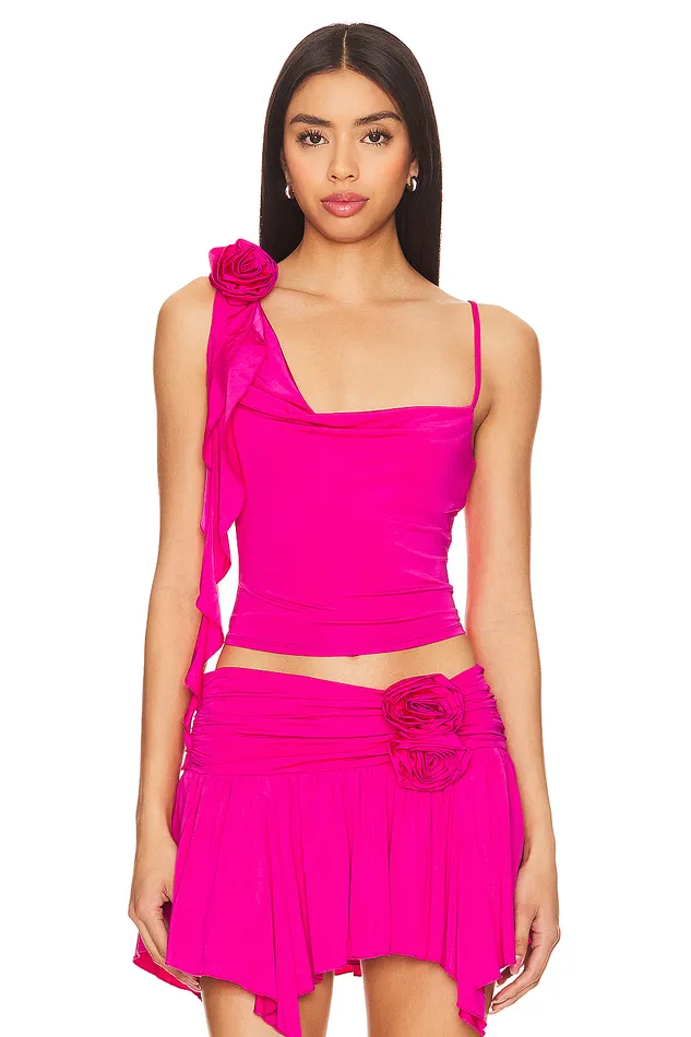 Casey Top Hot Pink Women Lovers and Friends Tops