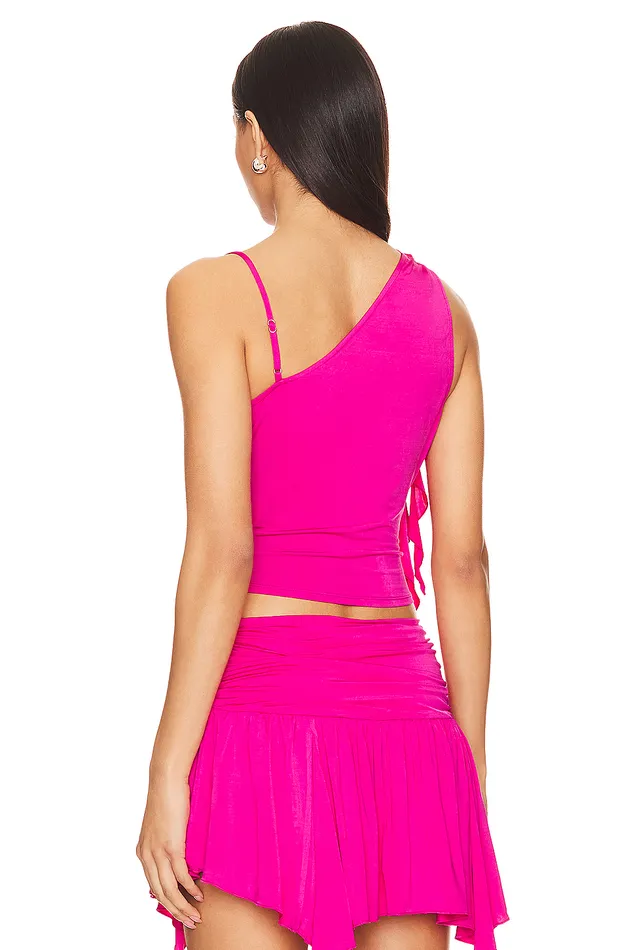 Casey Top Hot Pink Women Lovers and Friends Tops Casey Top Hot Pink Women Lovers and Friends Tops
