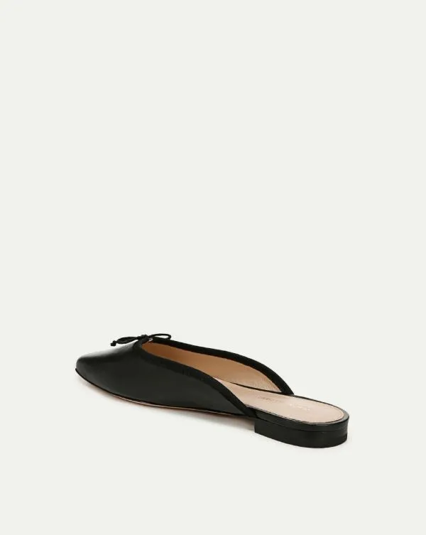 Catherine Leather Mule Black Women Veronica Beard Shoes