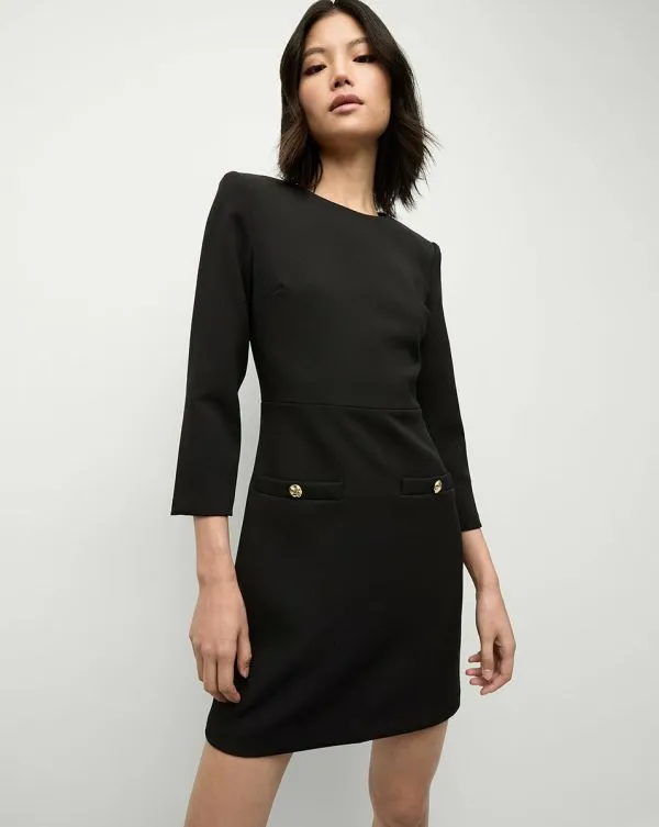 Channing Dress Black Women Veronica Beard Dresses