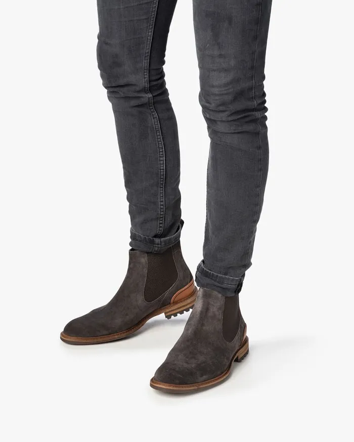 Chelsea Boots Men Floris Van Bommel Crepi 1204 Suede