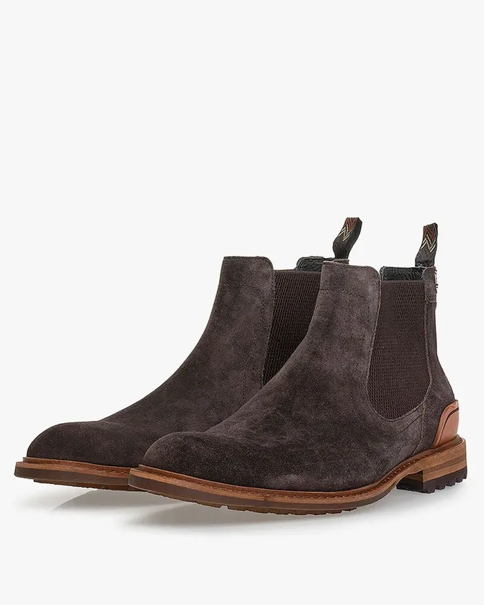 Chelsea Boots Men Floris Van Bommel Crepi 1204 Suede