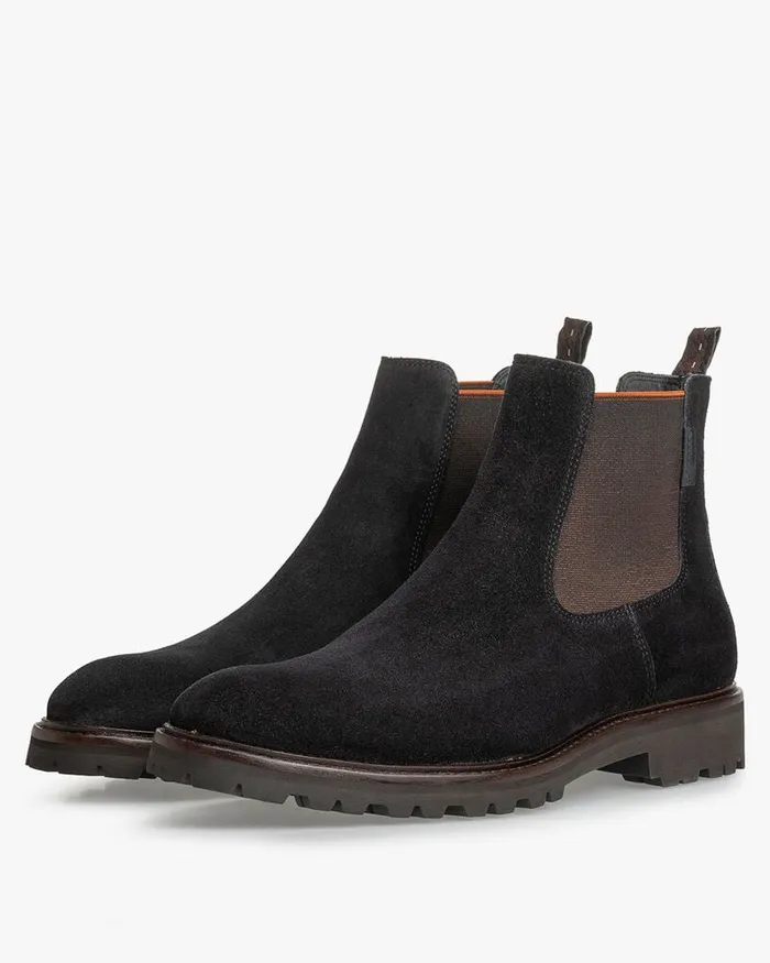 Chelsea Boots Men Floris Van Bommel Sturdi 0414 Suede