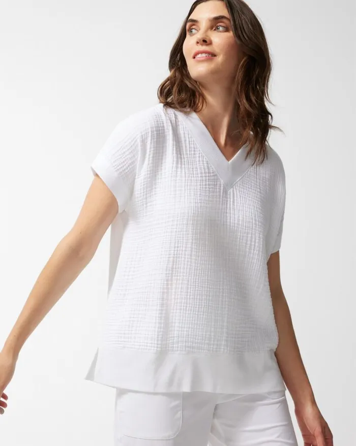 Chico039s Activewear Zenergy French Terry Gauze Beach Shirt Alabaster 8211 Clothing Chico039s Activewear Zenergy French Terry Gauze Beach Shirt Alabaster 8211 Clothing