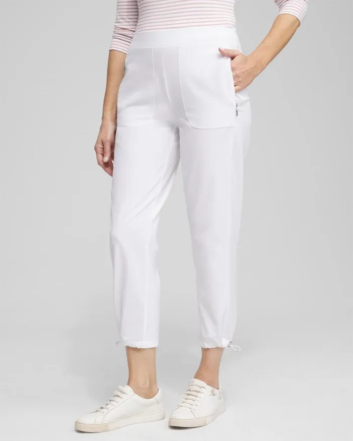 Chico039s Activewear Zenergy UPF Bungee Neema Cropped Pants Alabaster 8211 Clothing Chico039s Activewear Zenergy UPF Bungee Neema Cropped Pants Alabaster 8211 Clothing