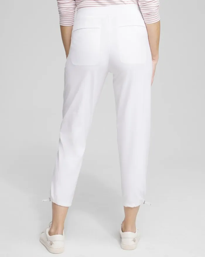 Chico039s Activewear Zenergy UPF Bungee Neema Cropped Pants Alabaster 8211 Clothing Chico039s Activewear Zenergy UPF Bungee Neema Cropped Pants Alabaster 8211 Clothing
