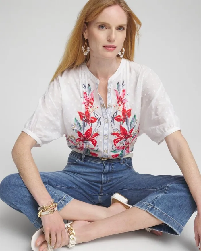 Chico039s Blouses and Shirts Floral Dolman Sleeve Cotton Shirt Madeira Red 8211 Clothing Chico039s Blouses and Shirts Floral Dolman Sleeve Cotton Shirt Madeira Red 8211 Clothing