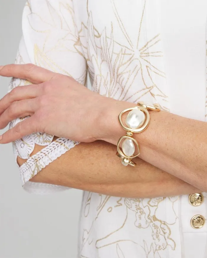 Chico039s Bracelets Gold Tone Chain Link Magnetic Bracelet Gold 8211 Shoes and Accessories Chico039s Bracelets Gold Tone Chain Link Magnetic Bracelet Gold 8211 Shoes and Accessories