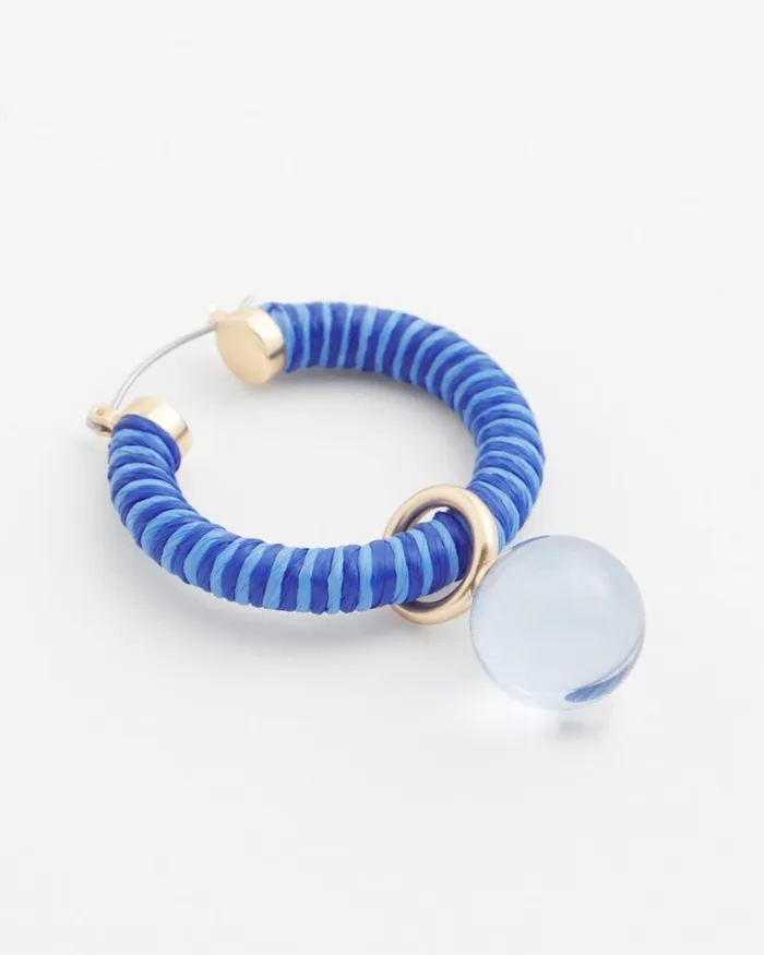 Chico039s Earrings No Droop Convertible Blue Hoops Blue 8211 Shoes and Accessories Chico039s Earrings No Droop Convertible Blue Hoops Blue 8211 Shoes and Accessories