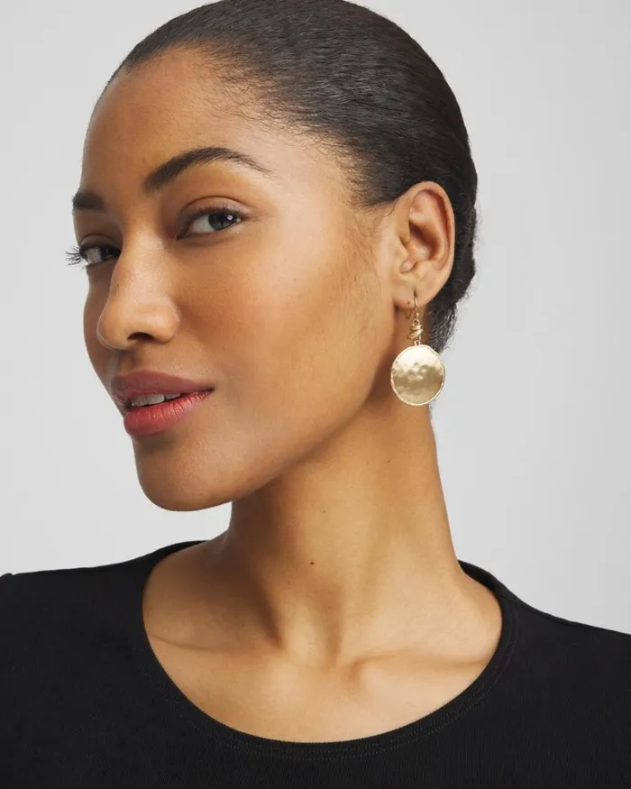 Chico039s Everyday Jewelry Tayla Drop Earrings Gold 8211 Shoes and Accessories Chico039s Everyday Jewelry Tayla Drop Earrings Gold 8211 Shoes and Accessories