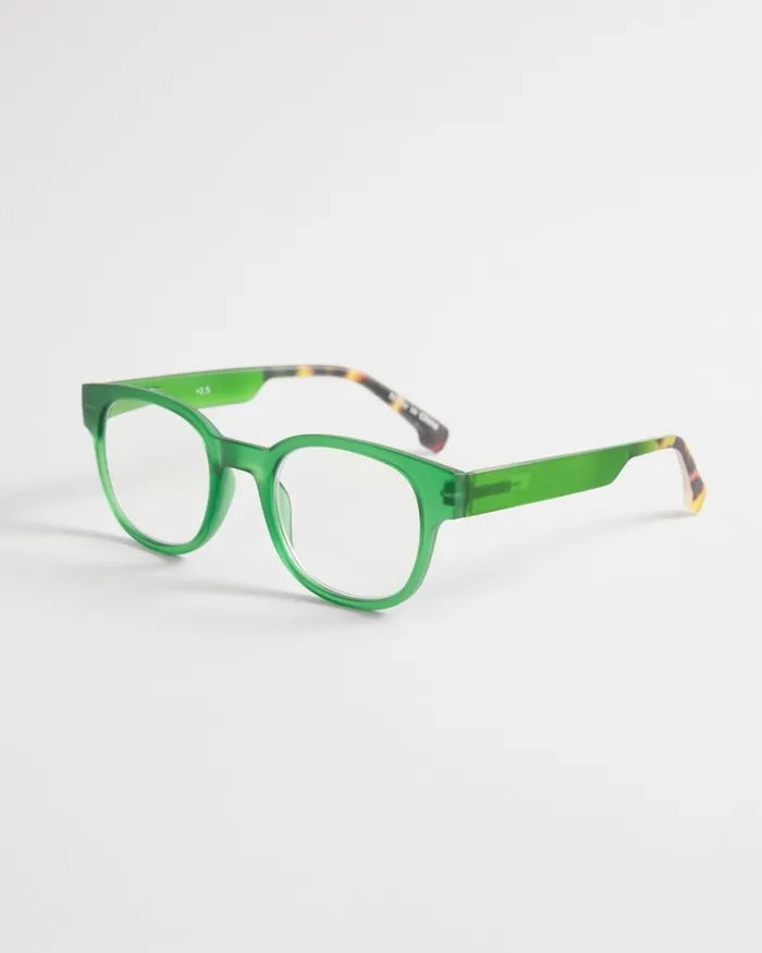 Chico039s Eyewear Green Faux Tort Readers Green 8211 Shoes and Accessories