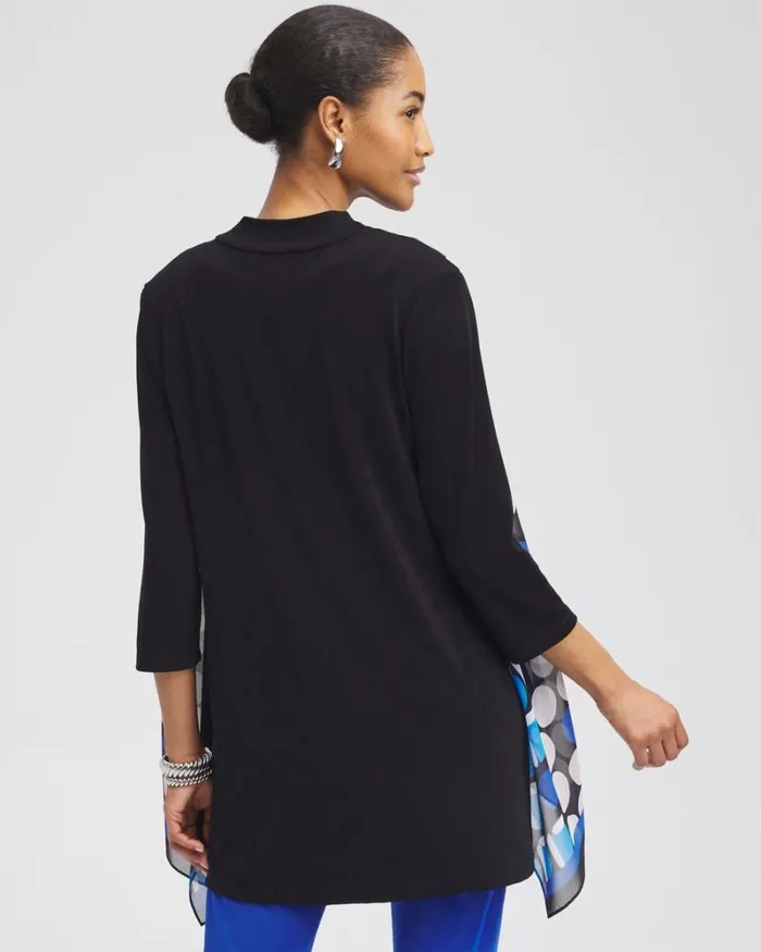 Chico039s Jackets and Coats Travelers Chiffon Mix Cardigan Intense Azure 8211 Clothing Chico039s Jackets and Coats Travelers Chiffon Mix Cardigan Intense Azure 8211 Clothing