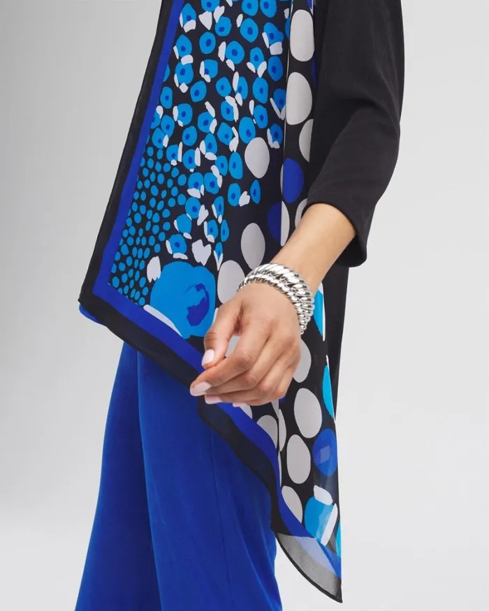 Chico039s Jackets and Coats Travelers Chiffon Mix Cardigan Intense Azure 8211 Clothing Chico039s Jackets and Coats Travelers Chiffon Mix Cardigan Intense Azure 8211 Clothing